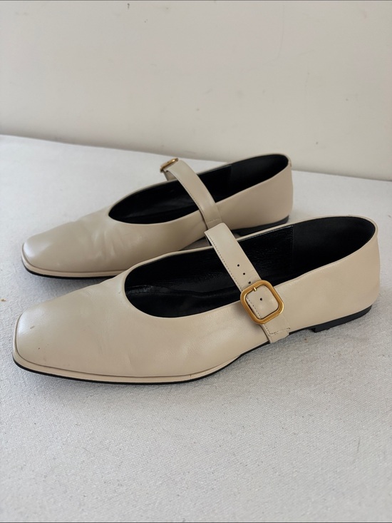 Massimo Dutti Shoes - Massimo Dutti Leather  Mary Jane flats Ballet Flats with Buckled Strap
